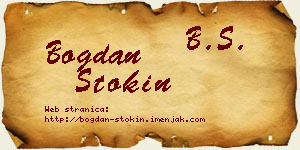 Bogdan Stokin vizit kartica